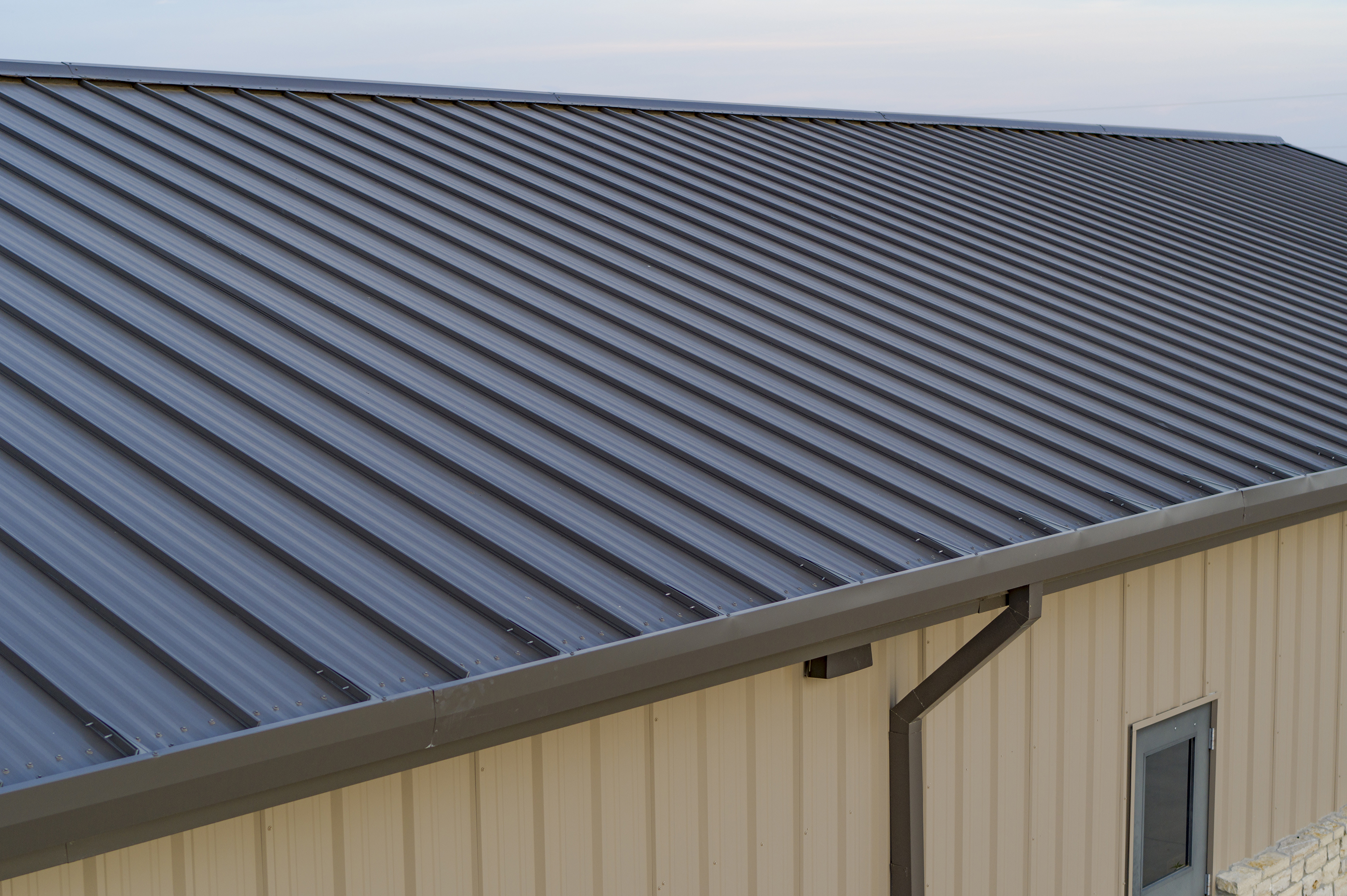 burnished slate metal roof